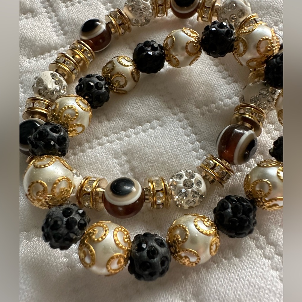 Stretchy Statement Pieces Fun Bracelets - image 1